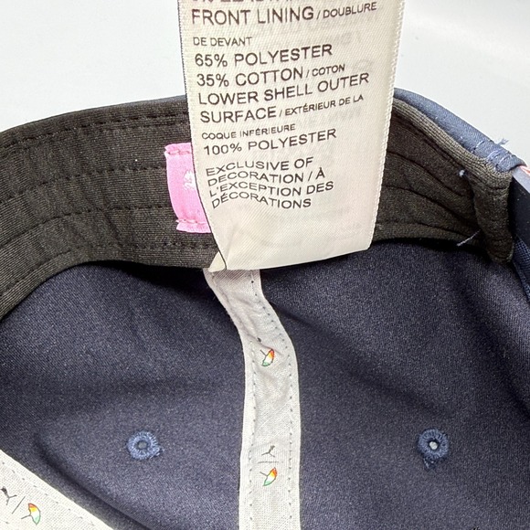 Puma Arnold Palmer Invitational Rope Hat Blue Adjustable Performance Golf Cap - Picture 9 of 9